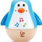 Hape Early Melodies Ξύλινος Πιγκουίνος Musical Wobbler