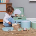 Ξύλινo παιχνίδι Κροκόδειλος με ροδάκια - Image 2