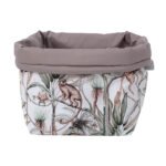 Υφασμάτινο καλάθι αποθήκευσης για την αλλαξιέρα με Jungle Animals print