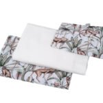 Σετ σεντόνια κούνιας 3 τεμαχίων με Jungle Animals print - Image 2