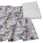 Σετ σεντόνια λίκνου 2 τεμαχίων με Jungle Animals print - Image 2