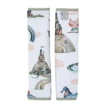 Βαμβακερά προστατευτικά ζώνης ασφαλείας 2 όψεων με print Fairytale