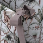 Βαμβακερή προστατευτική πάντα κούνιας με print Jungle Animals - Image 3