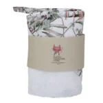 Βρεφική μπουρνουζοπετσέτα με Jungle Animals print - Image 2