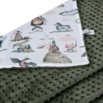 Βρεφική βελουτέ κουβέρτα print Fairytale - Image 2