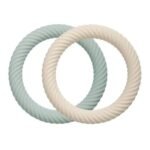 Δακτύλιος οδοντοφυΐας Classic Sage Cream Σετ 2 τμχ