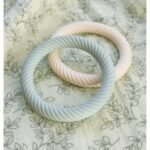 Δακτύλιος οδοντοφυΐας Classic Sage Cream Σετ 2 τμχ - Image 2