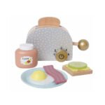 Ξύλινο σετ πρωινού φρυγανιέρα