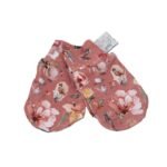 Γαντάκια για νεογέννητο Aqua Floral.