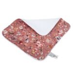 Βρεφικό πανάκι φροντίδας Aqua Floral print - Image 2