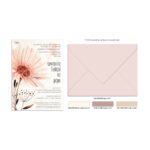 Προσκλητήριο γάμου & βάπτισης σε Pastel floral. - Image 2