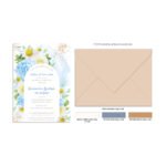 Προσκλητήριο γάμου & βάπτισης σε Floral daisies. - Image 2