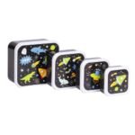 Σετ 4 δοχεία φαγητού Lunch & Snack Box - Galaxy - Image 2
