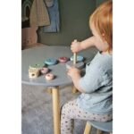 Ξύλινη πυραμίδα με χρωματιστούς κρίκους Teddy - Image 2