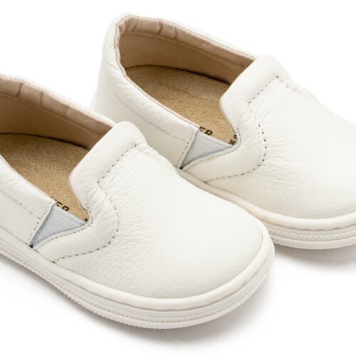 Δερμάτινο Loafer Λευκό