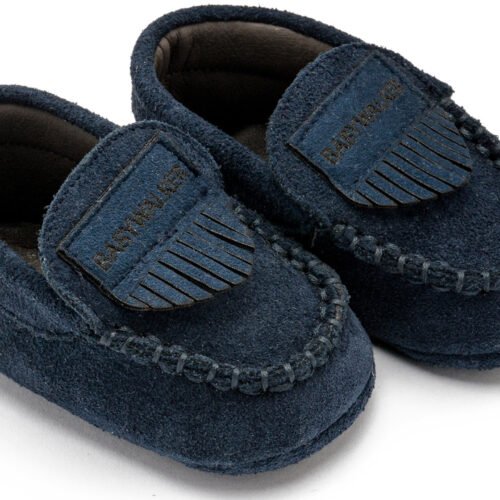 Δερμάτινο Loafer Μπλε