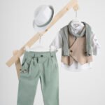 Βαπτιστικό κοστούμι Piccolino Jose σε χρώμα Mint