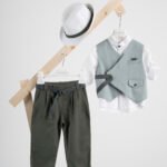 Βαπτιστικό κοστούμι Piccolino Freddy σε χρώμα Padific