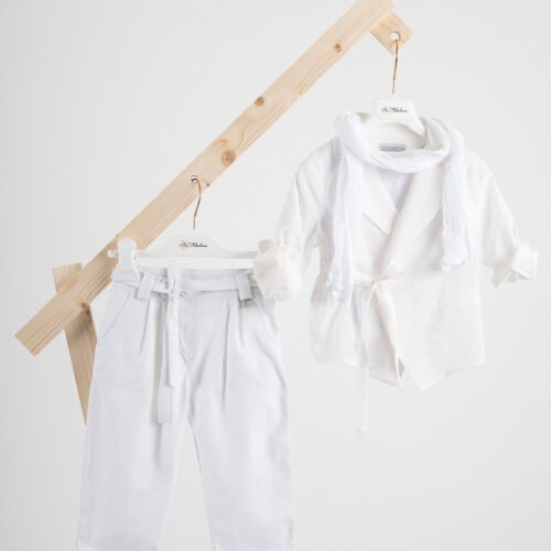 Κοστούμι Piccolino Stefan σε χρώμα Off White