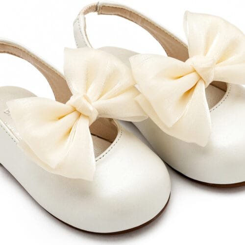 Γαλλικό Σαμπό με Φιόγκο Chiffon Εκρού