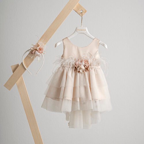 Βαπτιστικό φόρεμα Piccolino Tiffany Champagne