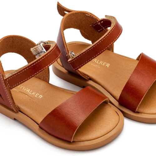 Δερμάτινο Σανδάλι Terracotta