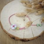 Μαρτάκι με ξύλινο κουμπί και κούμπωμα μπροστά